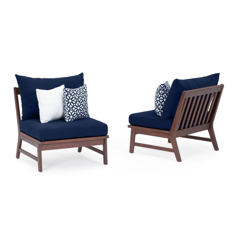 Vaughn 6 Piece Sunbrella Outdoor Patio Sectional with Table
