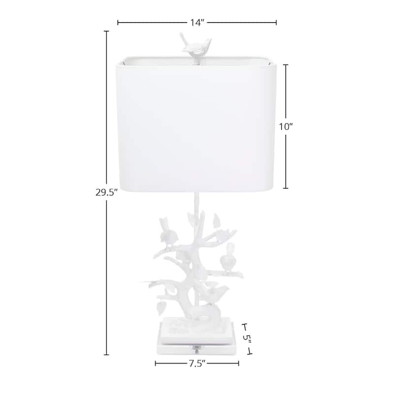 Bird on Branch Acrylic Table Lamp