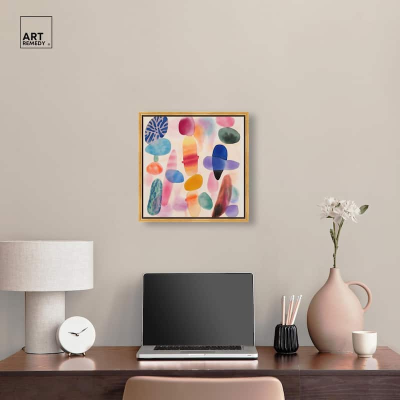 Dissolving Hues Canvas by Art Remedy