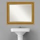 preview thumbnail 16 of 35, Beveled Bathroom Wall Mirror - Parlor Gold Frame