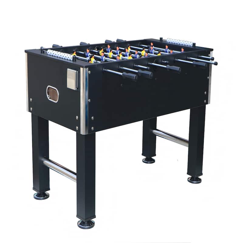 54" soccer table foosball table Indoor fitness - Black