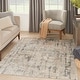 preview thumbnail 1 of 72, Nourison Concerto Modern Abstract Distressed Area Rug 3'9" x 5'9" - Grey/Beige
