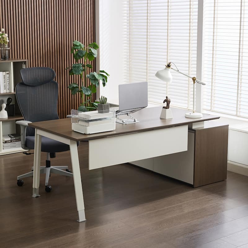 69"L-Shape Executive Desks Large Office Desk