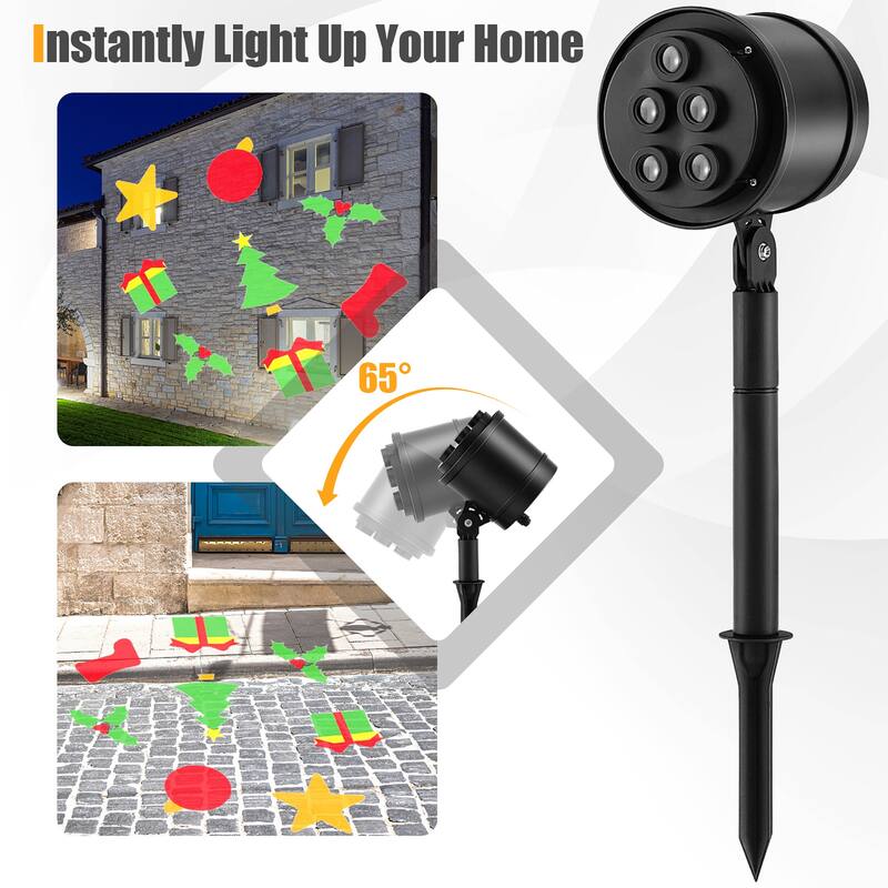 Costway Christmas Projector Light LED Projection Lamp with Lawn Stake - See Details