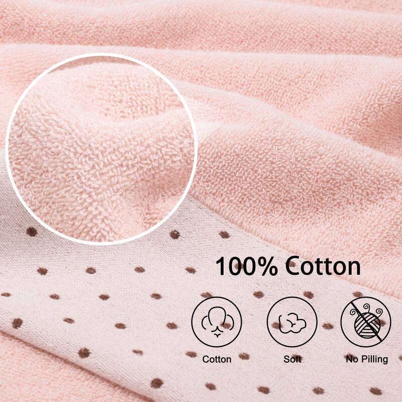 Bath Towel Set 27"x54" Cotton Soft 600 GSM Absorbent - 27 x 54 inch