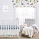preview thumbnail 3 of 4, Sweet Jojo Designs Watercolor Dinosaur Dino Boy Window Curtain Valance Green Blue White Modern Jurassic Dinosaurs Nature Animal