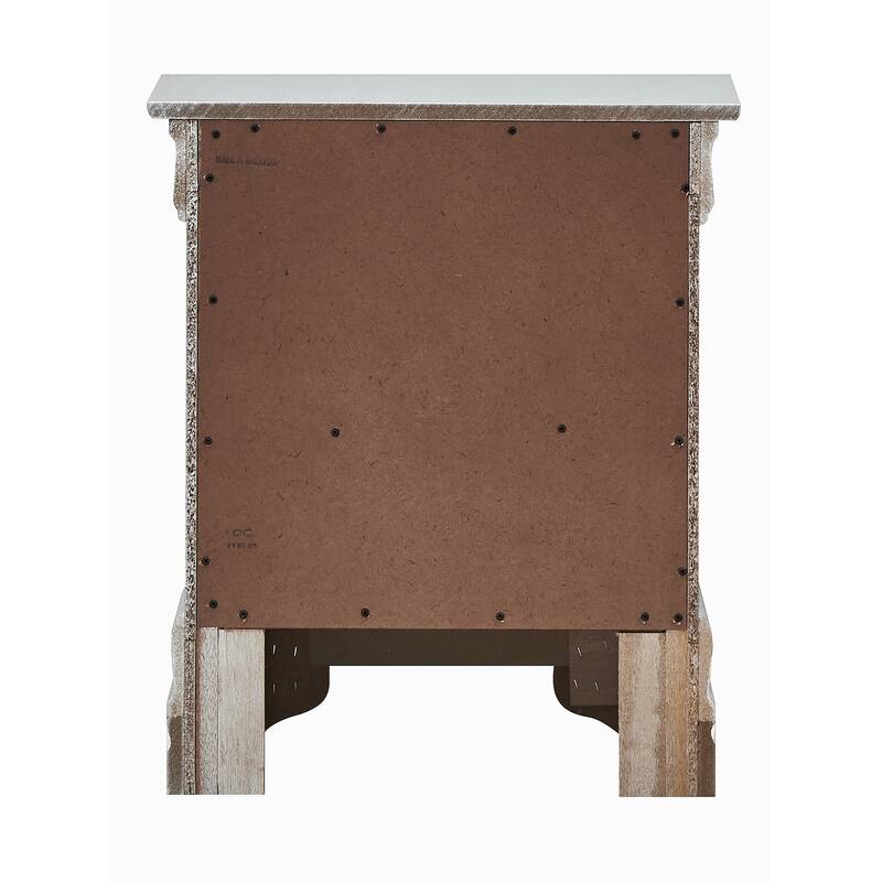 Hidden Storage Nightstand with 2-drawer