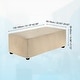 preview thumbnail 9 of 55, Stretch Foot Stool Cover Rectangular Square Foot Stool Slipcover Taupe - 51.18"-62.99"