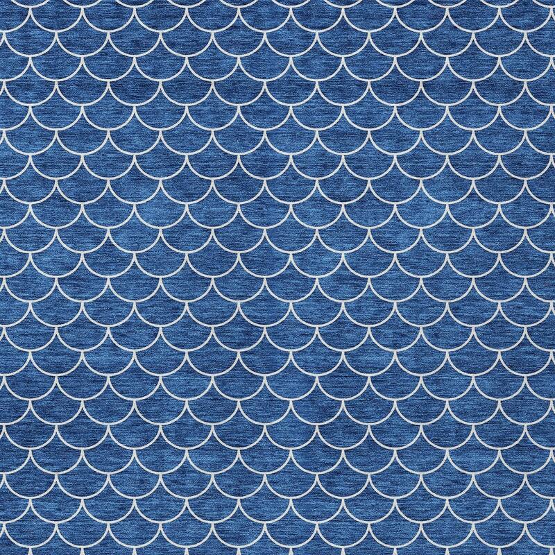 HomeRoots Geometric Transitional Rectangle Outdoor Rug
