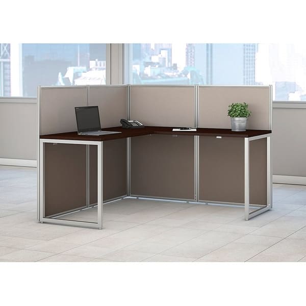Shop 60x60 L Shaped Office Workstation Desk Overstock 30481757