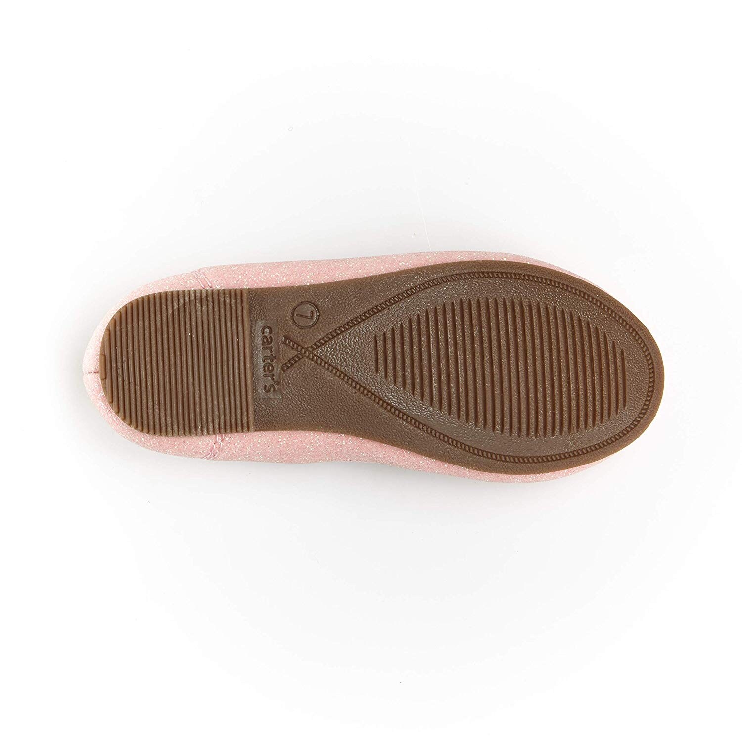 Carters Kids Calista Girls Glitter Flower Ballet Flat