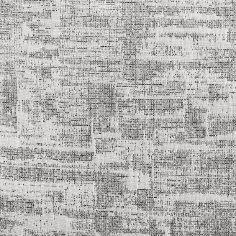 Sun Zero Parrish Distressed Grid Thermal Extreme Total Blackout Grommet 1-Piece Curtain Panel, Single Panel