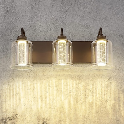 3-Light LED Vanity Light with 3 Colors Modes (3000K/4000K/5000K)