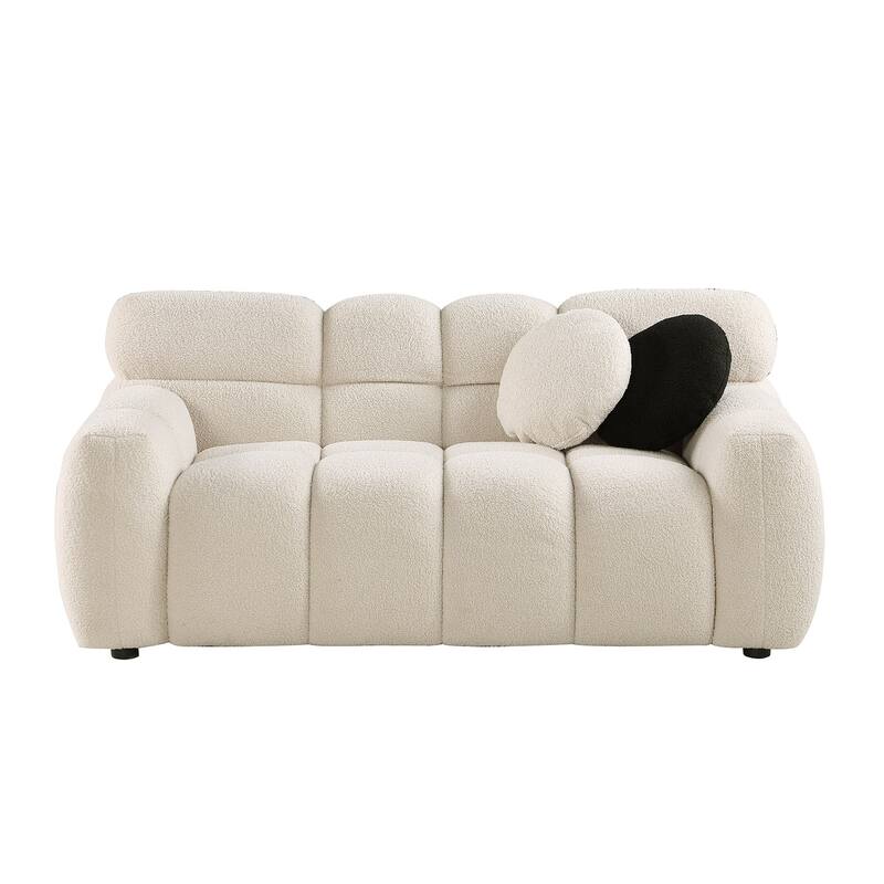 Modern ergonomic marshmallow sofa for living room