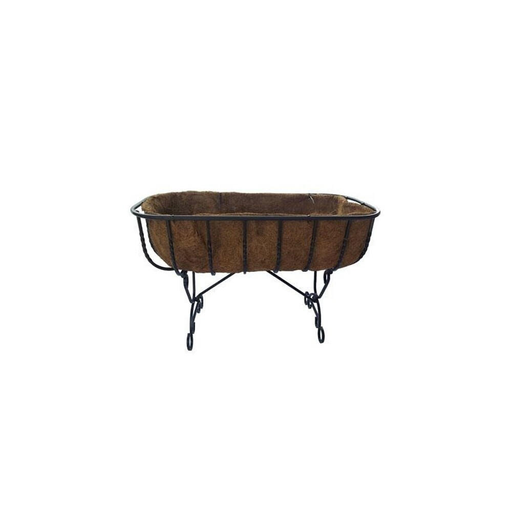 24 Long Blacksmith Cradle Planter 24 Long Blacksmith Cradle Planter