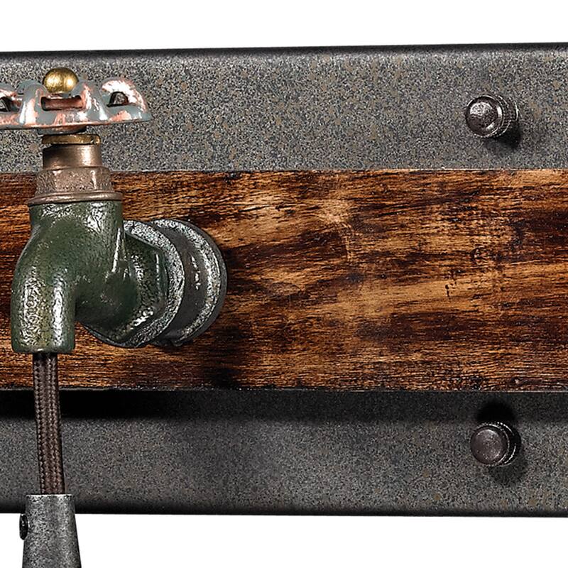 Elk Home Jonas Multi Tone Weathered Metal 4 Light Vanity Light