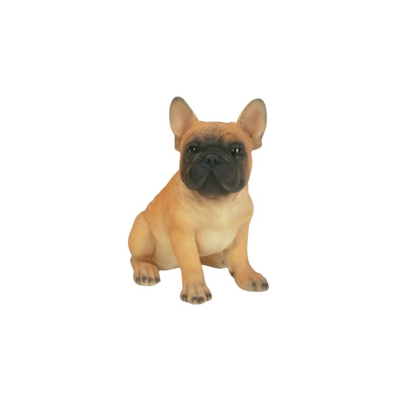 7" Sitting French Bulldog Puppy Outdoor Garden Statue