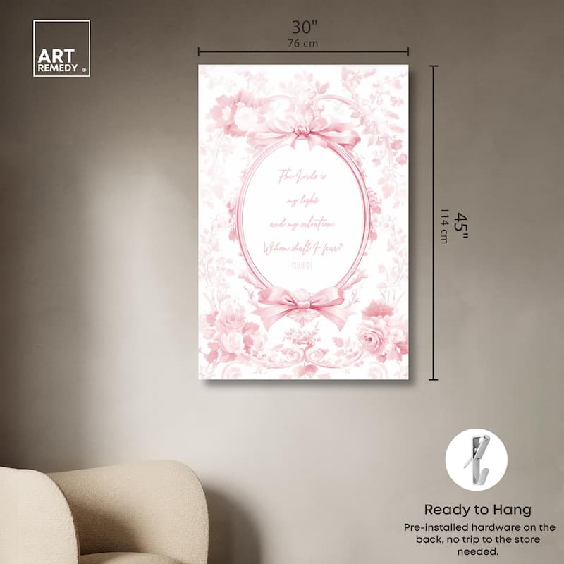 My Light Pink Acrylic by Art Remedy, Ready to Hang