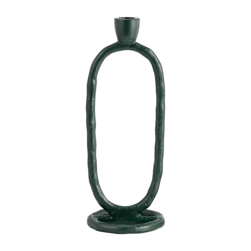 Sagebrook Home Oval Ring Taper Candle Holder