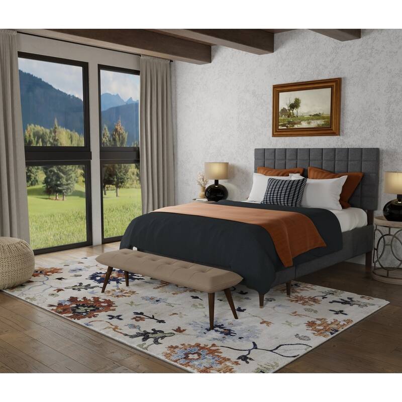 Melrose R39P1 Floral & Botanical Transitional Area Rug