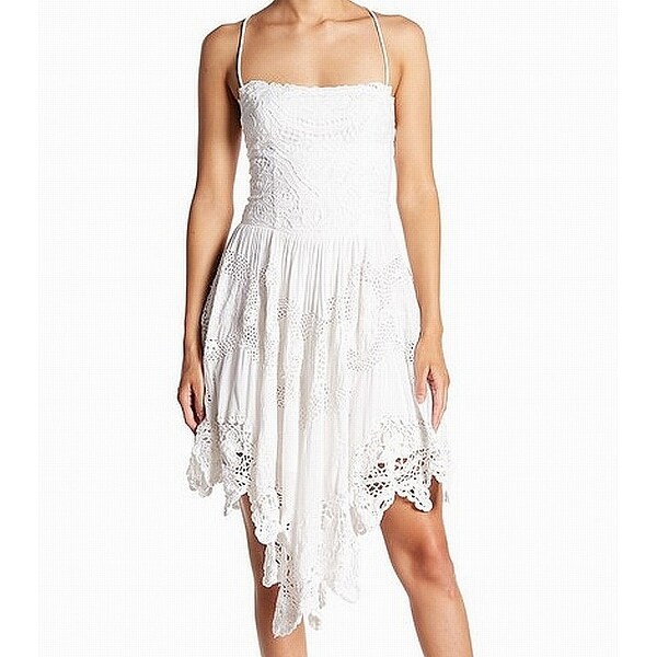 cream a line dress