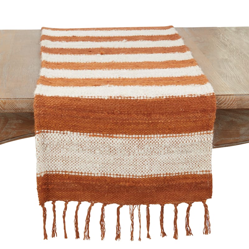 Cozy Cottage Plaid Table Runner - 16"x72" - 16"x72" - Rust