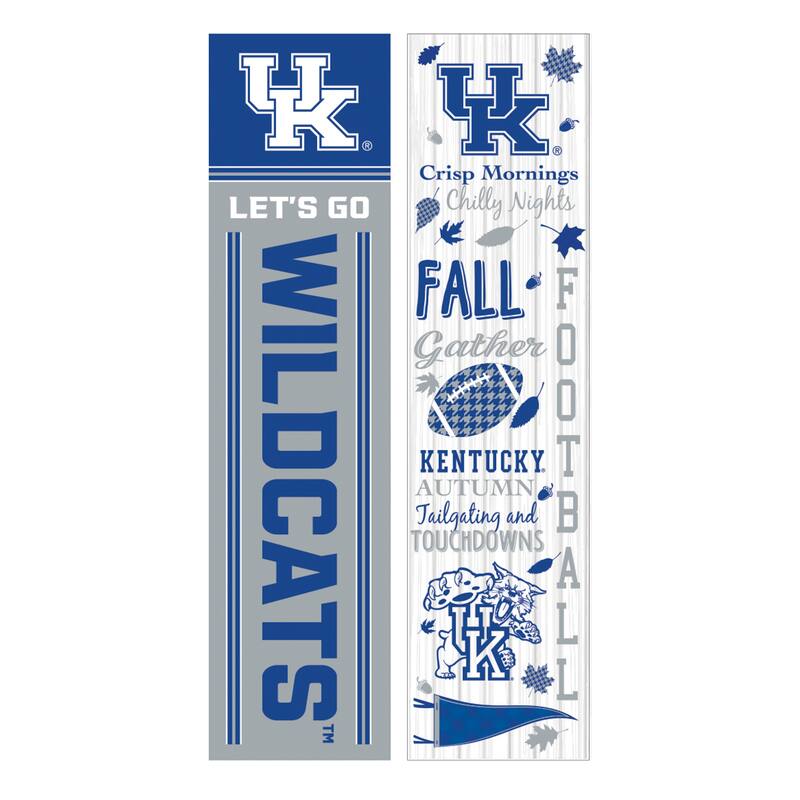 47" Double Sided Seasonal Porch Leaner, University of Kentucky - 47" x 11.25"