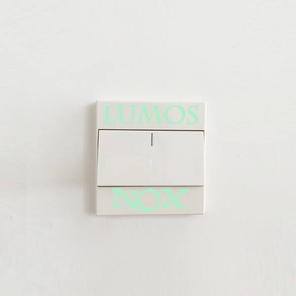 slide 2 of 2, Walplus Peel and Stick Glow In The Dark Lumus Nox Wall Sticker Home Room Decor