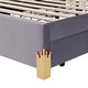 preview thumbnail 35 of 66, Queen/Full Upholstered Platform Bed with LED Lights & 4 Drawers