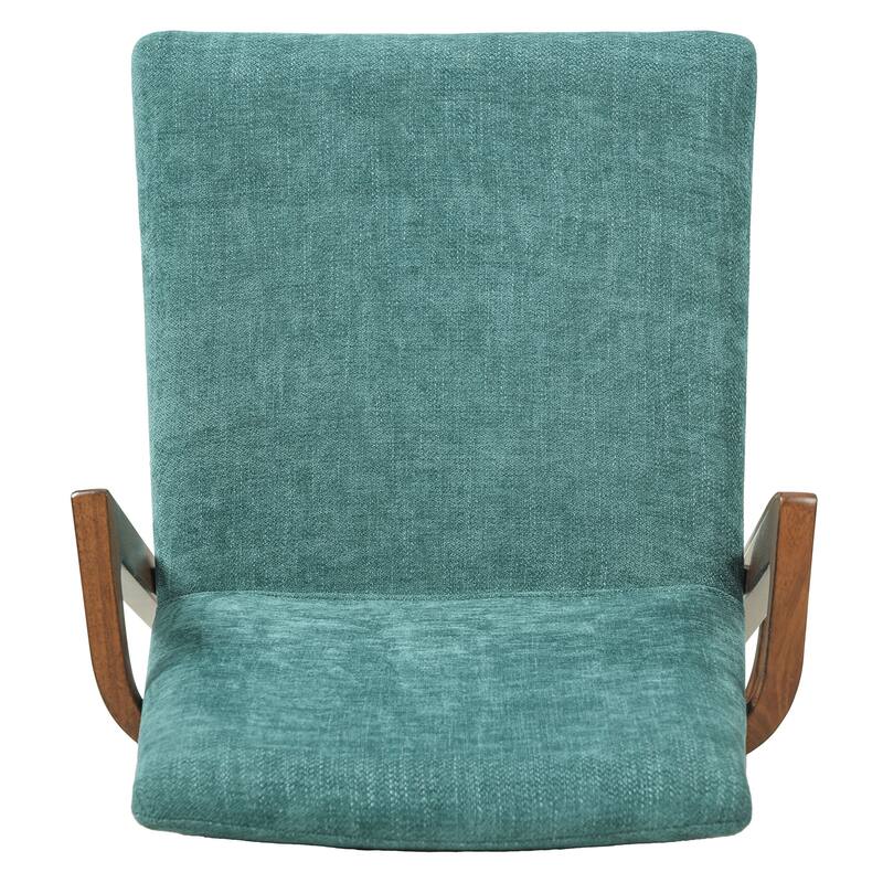 Christopher Knight Home - Mid-Century Modern Upholstered Wood Dining Arm Chairs with Ergonomic Armrests & Backrest, Set of 2