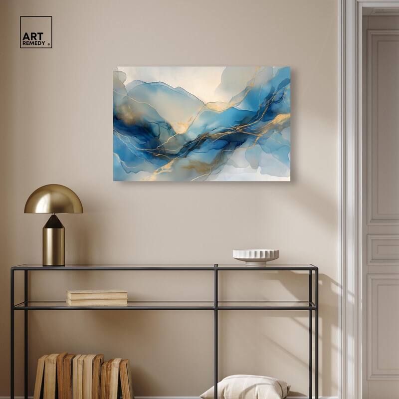 Postmodern Flow II Canvas by Art Remedy, Gallery Wrapped