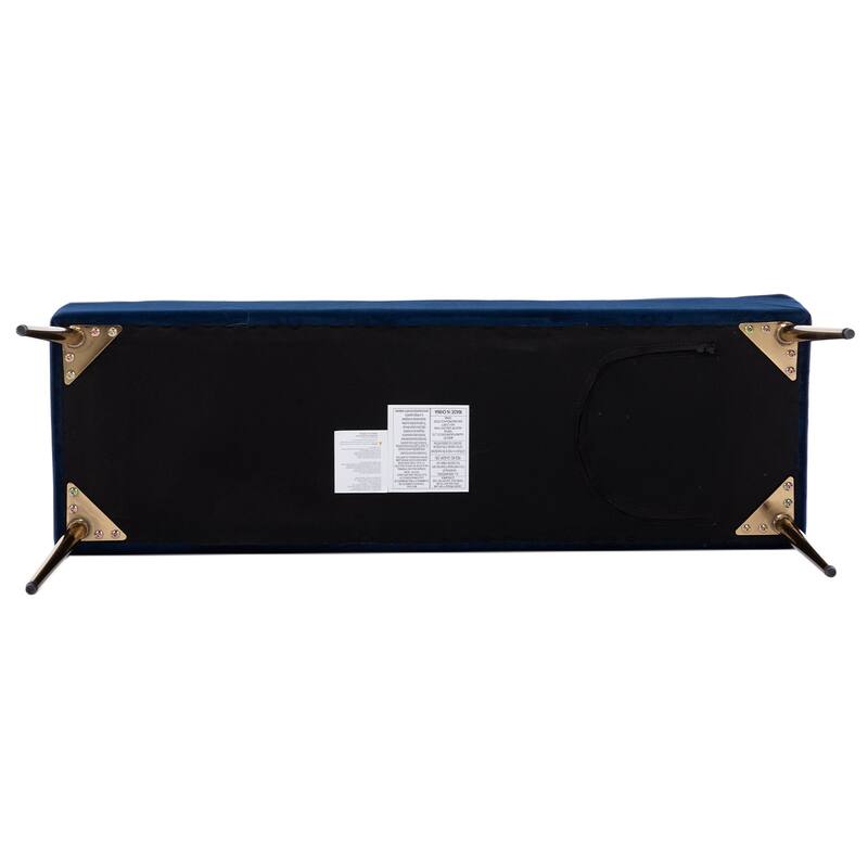 Modern 44" Length Button Tufted Bench