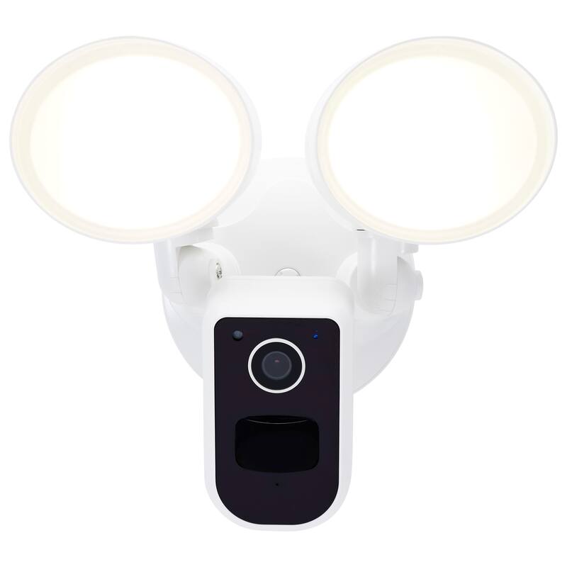 20W Bullet Outdoor SMART Security Light with Camera Starfish Enabled 3K/4K/5K CCT Selectable White