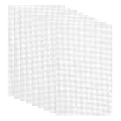 9 Pcs 13 x 20.9" Silicone Dehydrator Sheets Fruit Dryer Mesh Mat, White