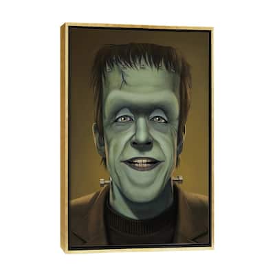 iCanvas "Herman Munster" by Vincent Hie Framed Canvas Print