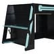 preview thumbnail 23 of 45, Full Size Wood Loft Bed with Built-in Gaming Desk, Multi-Tier Storage Shelves, and RGB Lighting Strip
