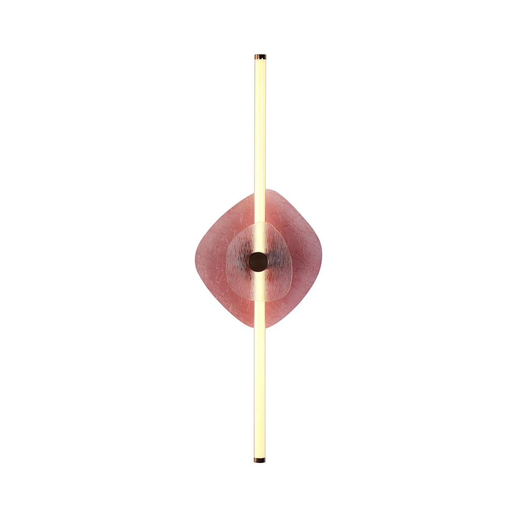 Golden Lighting 3882-39-RG PU Colorella 2 Light 5" Wide Bath Bar