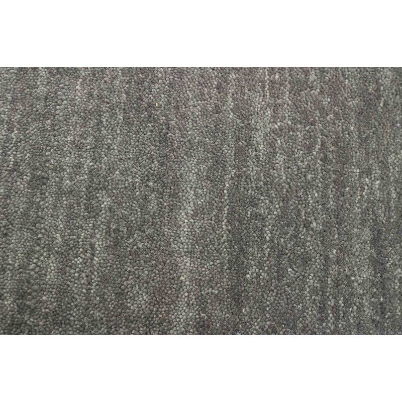 ECARPETGALLERY Hand Loomed Kashkuli Gabbeh Grey Wool Rug - 4'0 x 5'8