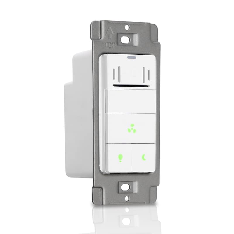 Single Pole Dimmer Switch for Led Light and Bathroom Fan