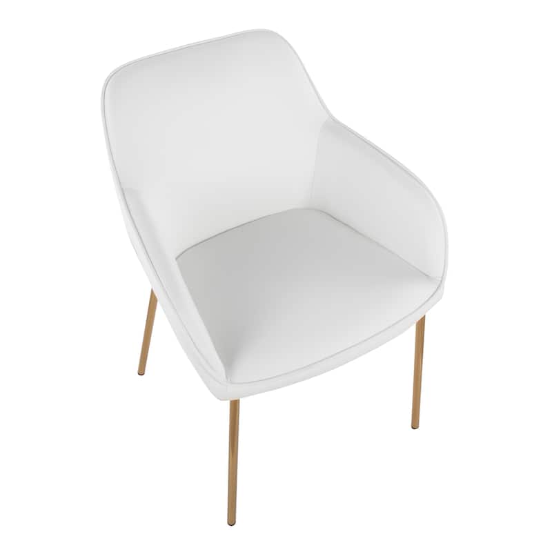 Silver Orchid Galotti Gold Upholstered Dining Chair (Set of 2)