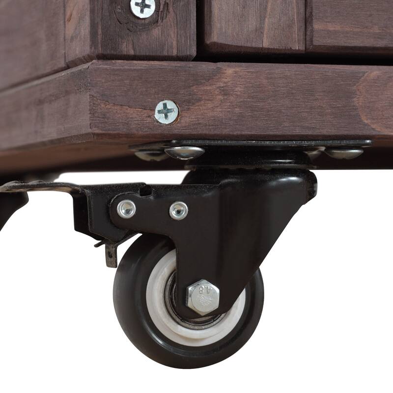 Kitchen Island with Foldable Grill Table, Grill Cart with Trash Can Storage, Stainless Steel Top Pizza Oven Table for Outdoor