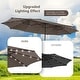 preview thumbnail 38 of 37, Costway 11 PCS Patio Dining Set with 15 ft Double-Sided Patio Umbrella - See Details