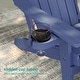 preview thumbnail 5 of 54, Bonosuki 2-Piece Folding Adirondack Chairs with Retractable Ottoman, Fire Pit Patio Chair with Cup Holder