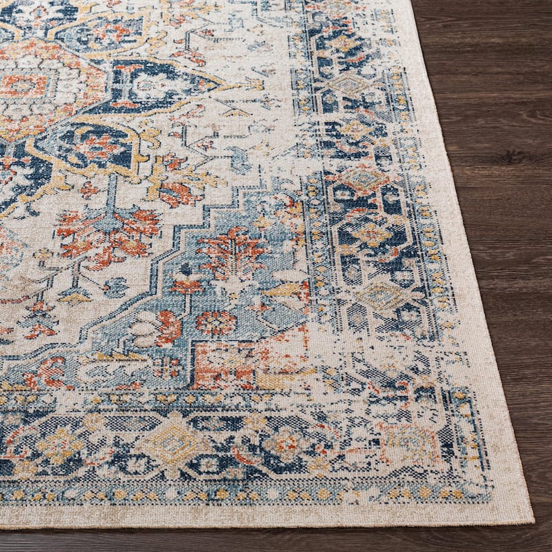 Livabliss Huntington Beach Traditional Indoor/Outdoor Area Rug