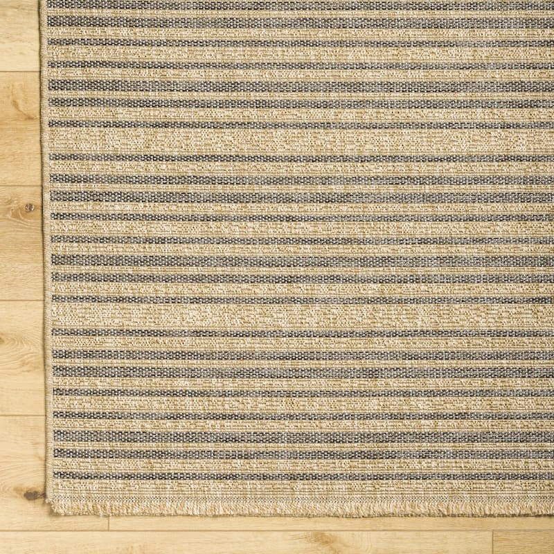 Livabliss Mirage Cottage Striped Area Rug