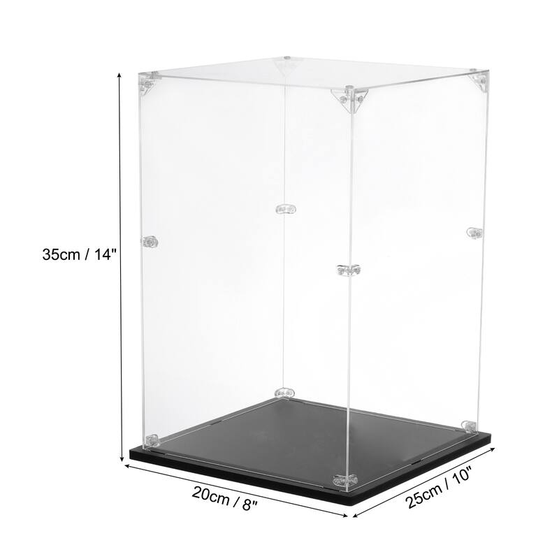 Acrylic Display Case, for Displaying Collectibles, Dolls, Model Car - 8"x10"x14"