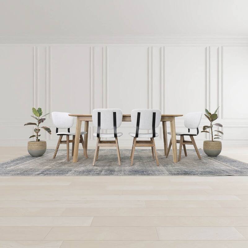 19" Wide Dining Chair, Tweed Haze (Set of 2)