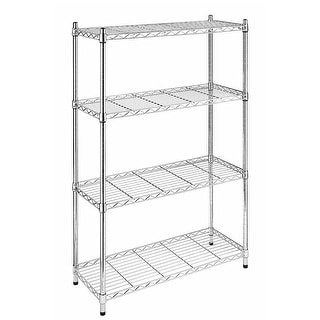 Metal 5-Shelf Heavy Duty Storage Shelving Unit Steel ...