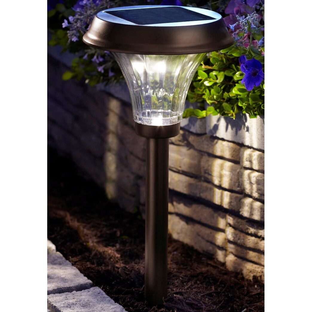 Moonrays 91754 Richmond Style Outdoor Solar Light Rubbed Bronze
