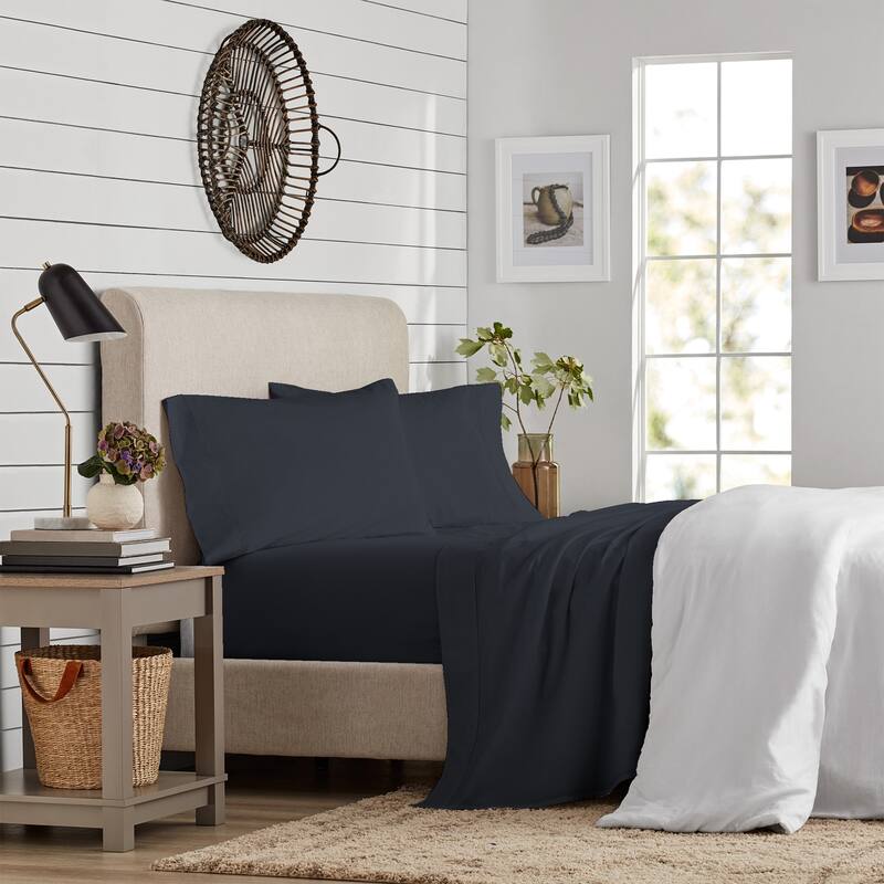Color Sense Super-Soft & Cozy Knitted Jersey Sheet Set